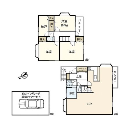 宝塚市川面5丁目【戸建】 間取図(平面図) 宝塚市川面5丁目【戸建】 間取図(平面図)