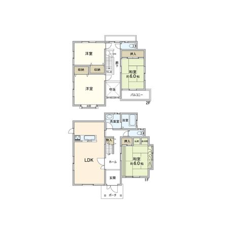 西宮市山口町上山口3丁目【戸建】 間取図(平面図)
