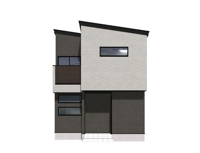 神戸市北区鹿の子台北町5丁目【新築戸建】<1号地> 外観パース図