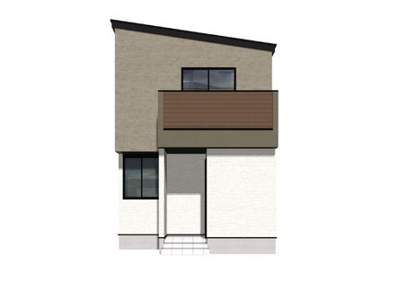 神戸市北区鹿の子台北町5丁目【新築戸建】<2号地> 外観パース図
