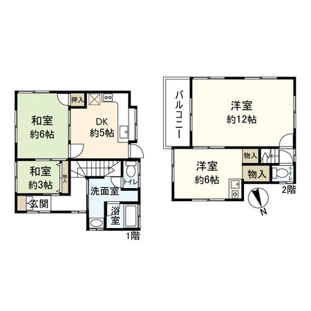 宝塚市向月町【戸建】 間取図(平面図) 宝塚市向月町【戸建】 間取図(平面図)