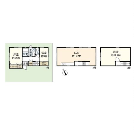 宝塚市野上5丁目【戸建】 間取図(平面図)