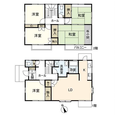 西宮市宝生ヶ丘2丁目【戸建】 間取図(平面図) 西宮市宝生ヶ丘2丁目【戸建】 間取図(平面図)