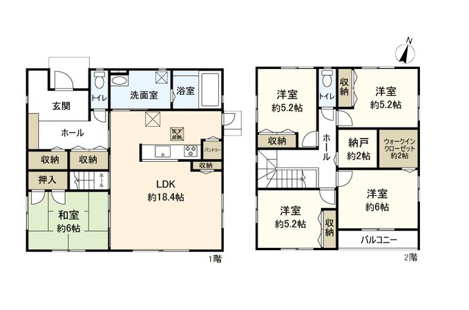 宝塚市売布きよしガ丘【戸建】 間取図(平面図)