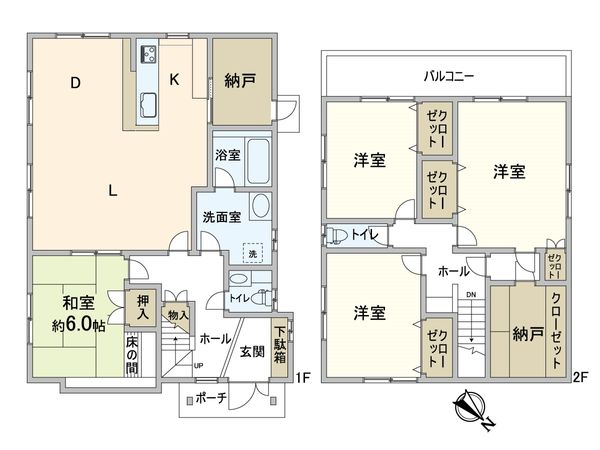 西宮市山口町上山口3丁目【戸建】 間取図(平面図) 西宮市山口町上山口3丁目【戸建】 間取図(平面図)