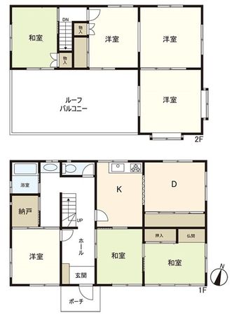 宝塚市中山五月台3丁目【中古戸建】 間取図(平面図) 宝塚市中山五月台3丁目【中古戸建】 間取図(平面図)
