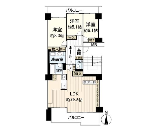 間取図(平面図)