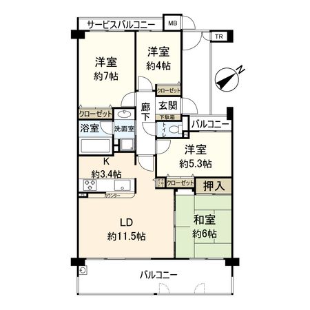 間取図(平面図)