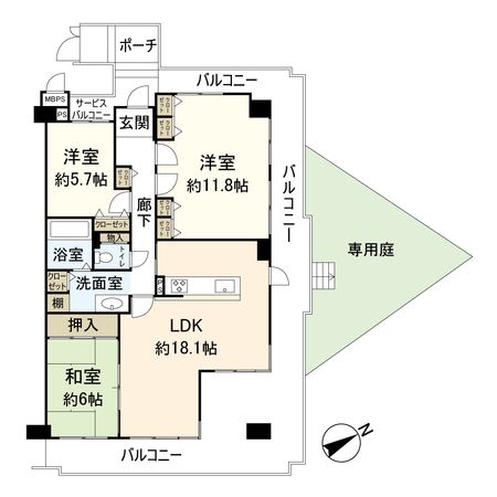 間取図(平面図)