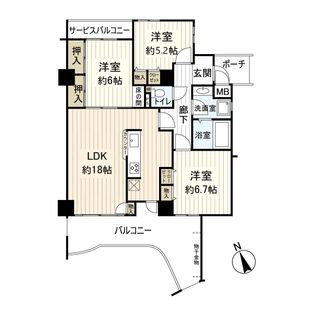 間取図(平面図)