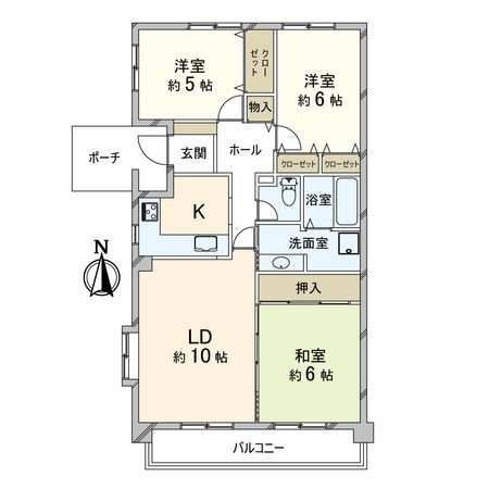 サンフォレスト宝塚 間取図(平面図)