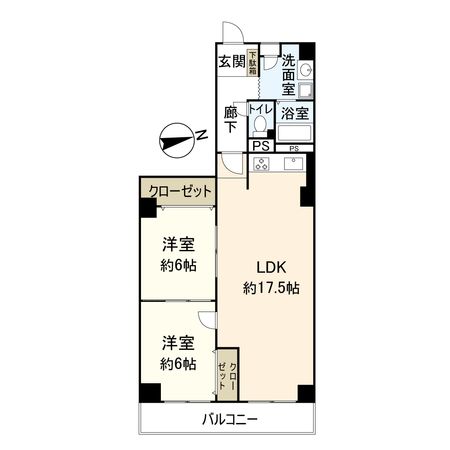 日興宝塚南口スカイマンション 間取図(平面図) 日興宝塚南口スカイマンション 間取図(平面図)