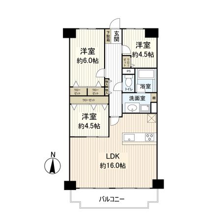 ファミリープラザ宝塚 A棟 間取図(平面図) 間取図(平面図)