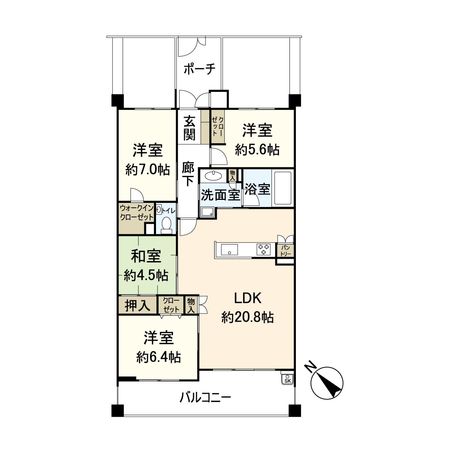 エフスタイル宝塚ビューテラス 間取図(平面図) エフスタイル宝塚ビューテラス 間取図(平面図)