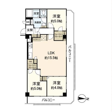 仁川グランドハイツ 間取図(平面図)