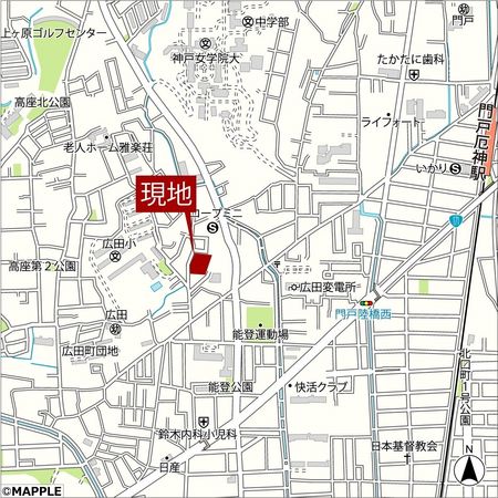 ロイヤル西宮門戸ウエストガーデン 地図