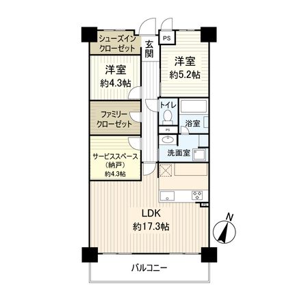 宝塚ガーデンハウス 間取図(平面図)