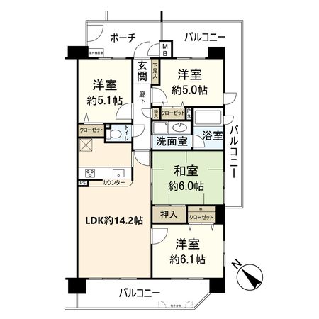 間取図(平面図)