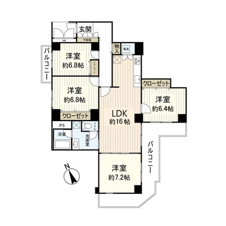 宝塚売布コーポラス 間取図(平面図) 宝塚売布コーポラス 間取図(平面図)