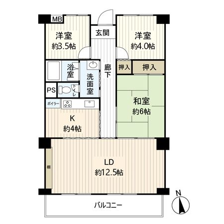 阪急仁川マンション 間取図(平面図) 阪急仁川マンション 間取図(平面図)
