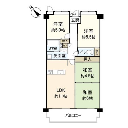 ラヴェニール宝塚中山台ドゥジェーム 間取図(平面図) ラヴェニール宝塚中山台ドゥジェーム 間取図(平面図)