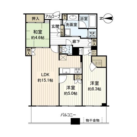 ジオタワー宝塚 WEST 間取図(平面図) ジオタワー宝塚 WEST 間取図(平面図)