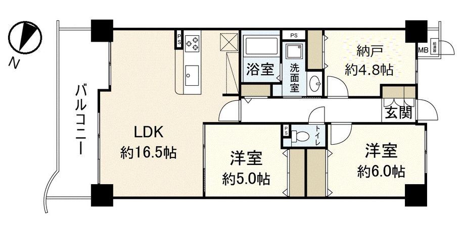 デ・リード宝塚リバービュー 間取図(平面図) デ・リード宝塚リバービュー 間取図(平面図)