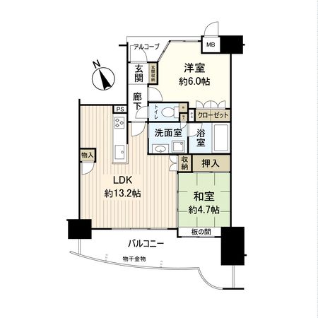 グラン・ブルー宝塚 間取図(平面図) グラン・ブルー宝塚 間取図(平面図)