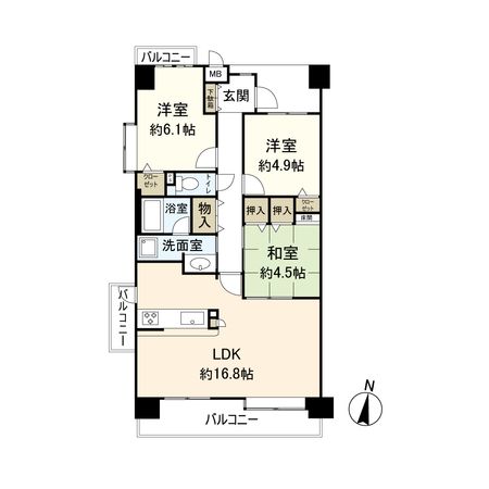 藤和ライブタウン宝塚 間取図(平面図) 藤和ライブタウン宝塚 間取図(平面図)