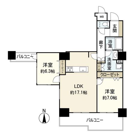 ファミール宝塚グランスイートタワー 間取図(平面図) ファミール宝塚グランスイートタワー 間取図(平面図)
