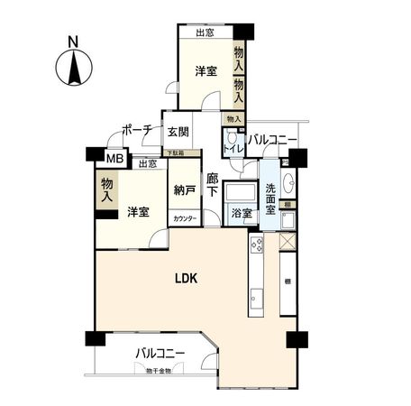 ラ・ビスタ宝塚サウステラス二番館 間取図(平面図) ラ・ビスタ宝塚サウステラス二番館 間取図(平面図)