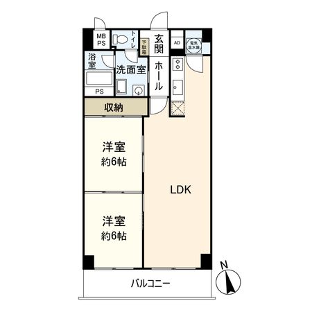 日興宝塚南口スカイマンション 間取図(平面図) 日興宝塚南口スカイマンション 間取図(平面図)