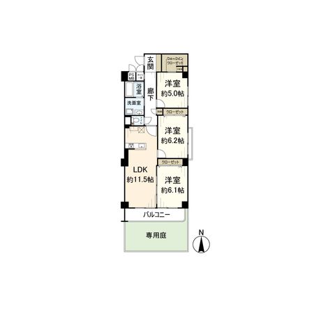 宝塚ビューハイツ 間取図(平面図) 宝塚ビューハイツ 間取図(平面図)
