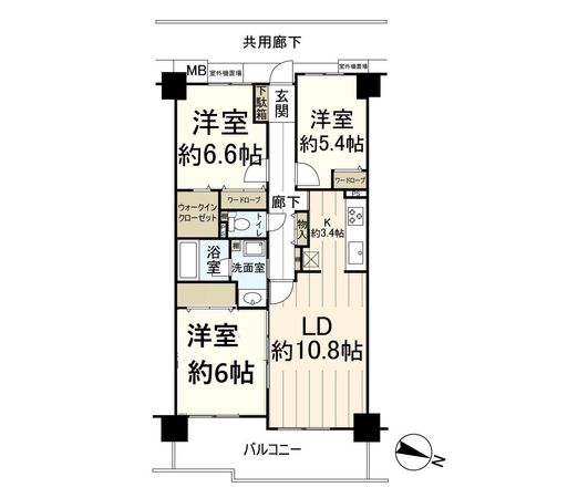 デリード宝塚リバービュー 間取図(平面図) デリード宝塚リバービュー 間取図(平面図)