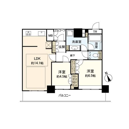 ザ・宝塚タワー 間取図(平面図) ザ・宝塚タワー 間取図(平面図)
