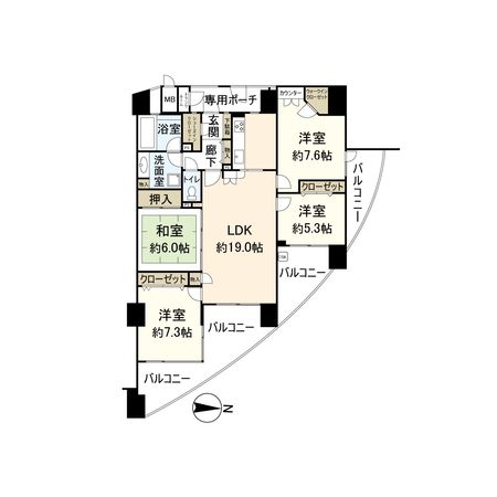 間取図(平面図)