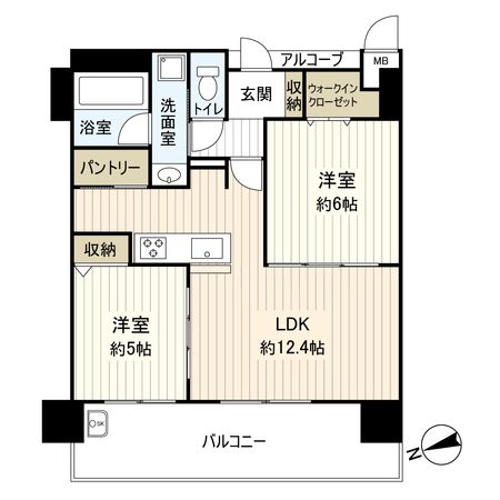 エスリード宝塚セミリア 間取図(平面図) エスリード宝塚セミリア 間取図(平面図)