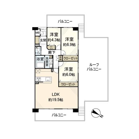 間取図(平面図)