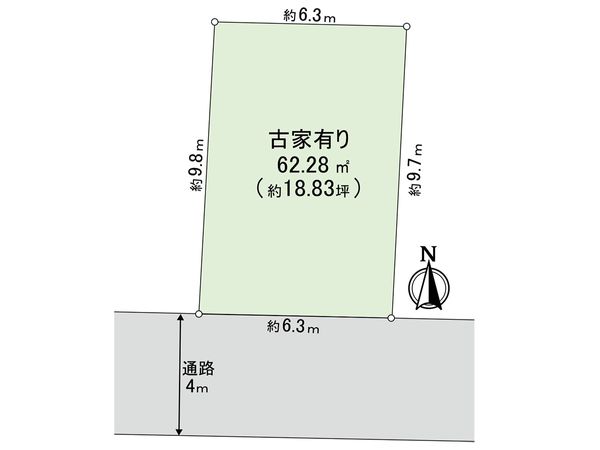 尼崎市若王寺2丁目 土地 区画図 尼崎市若王寺2丁目 土地 区画図