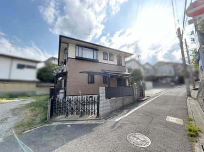 松生町・土地 前面道路含む外観