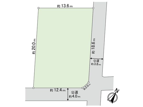 仁川町2丁目 土地 区画図 区画図