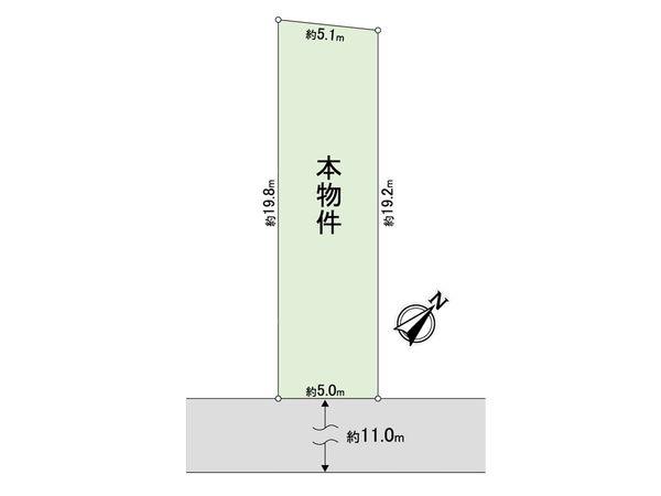 三川口町一丁目 土地 区画図