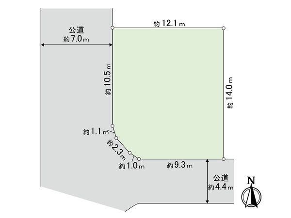 高座町土地 区画図