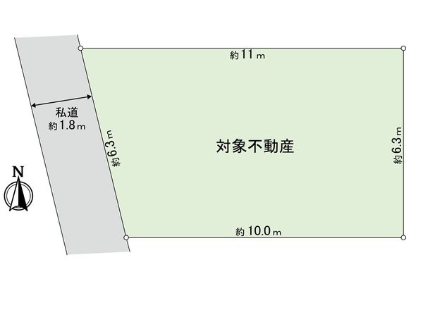 下大市東町 土地 区画図 下大市東町 土地 区画図