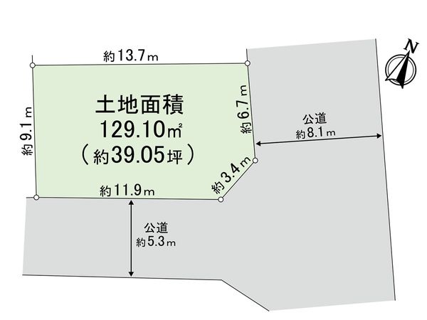 一里山町 土地 区画図 一里山町 土地 区画図