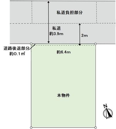 段上町6丁目 土地 区画図 段上町6丁目 土地 区画図