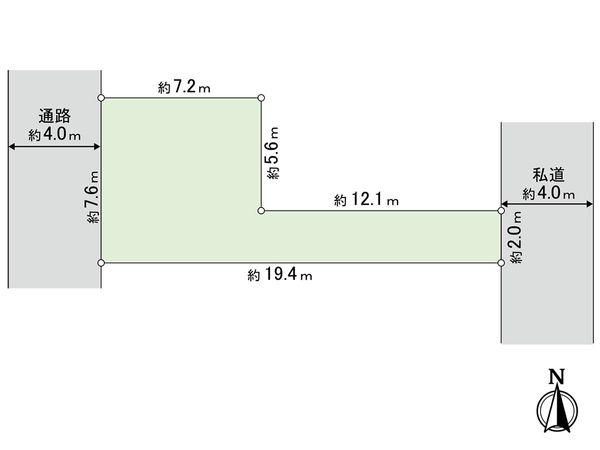 丸橋町戸建 区画図 丸橋町戸建 区画図