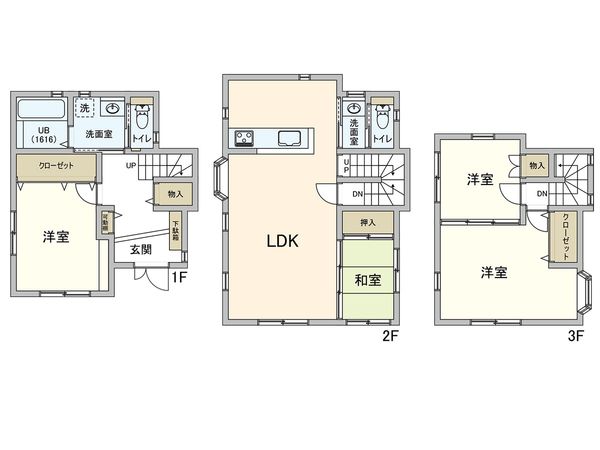 上ケ原五番町 中古戸建 間取図(平面図) 上ケ原五番町 中古戸建 間取図(平面図)