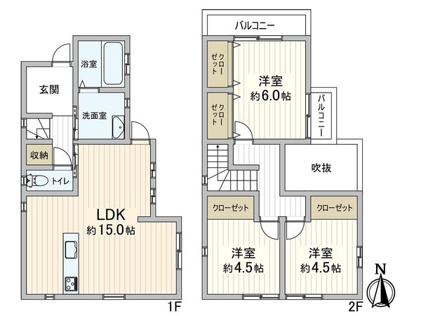 日野町 戸建 間取図(平面図) 間取図(平面図)