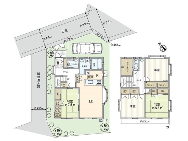 松生町 戸建 間取図(平面図) 松生町 戸建 間取図(平面図)